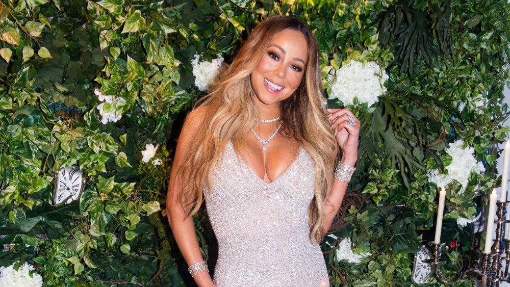 Mariah Carey at a New Year's event in 2018