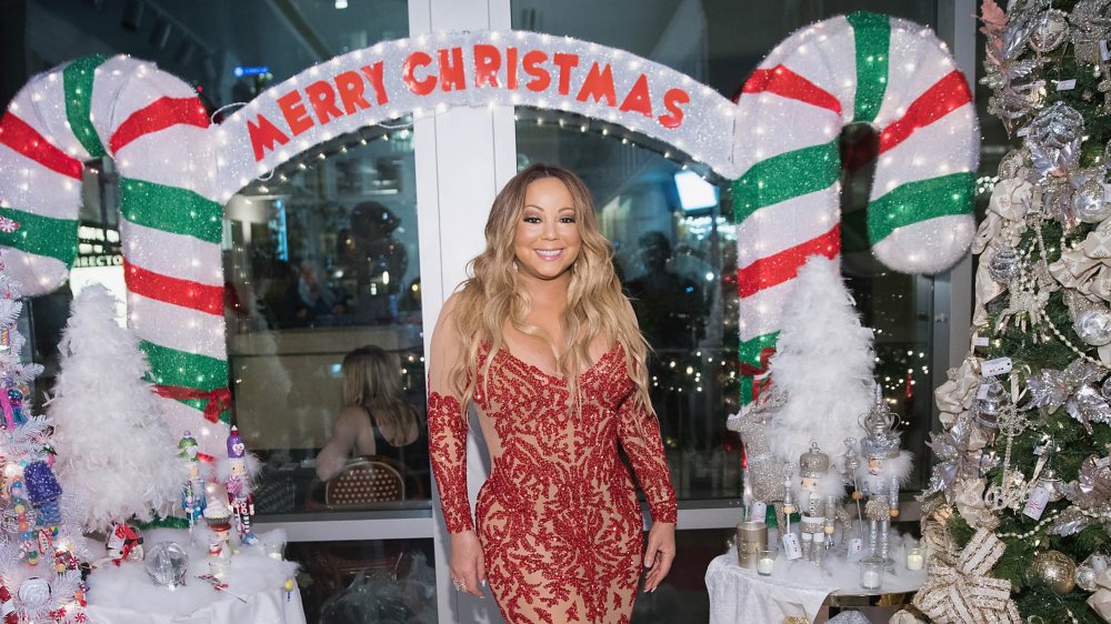 Mariah Carey at her Christmas Factory in 2017