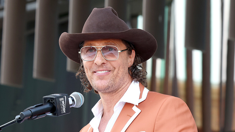 Matthew McConaughey wearing cowboy hat