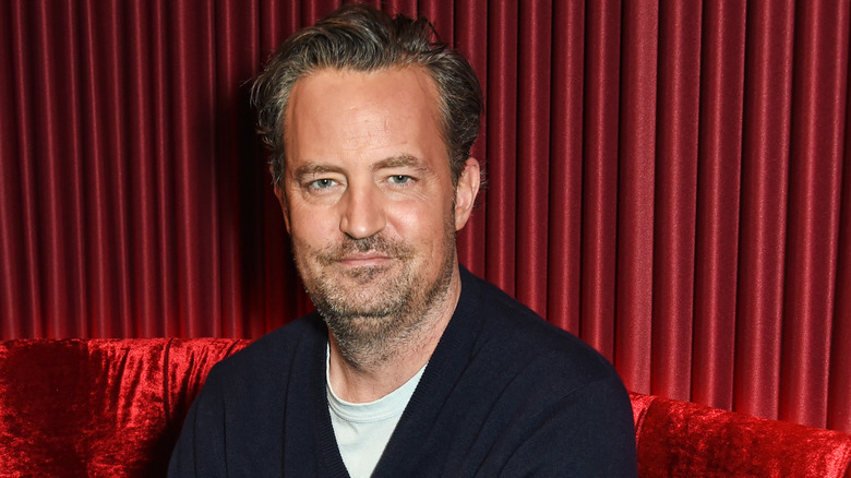 Matthew Perry posing