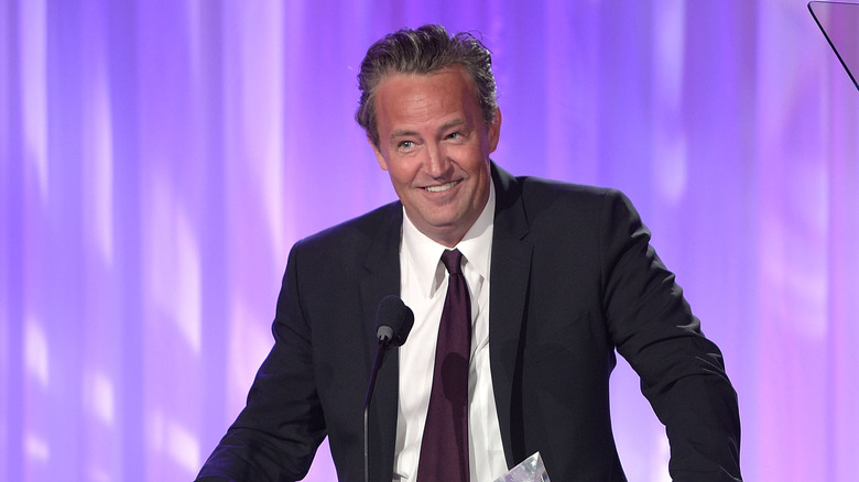 Matthew Perry speaking