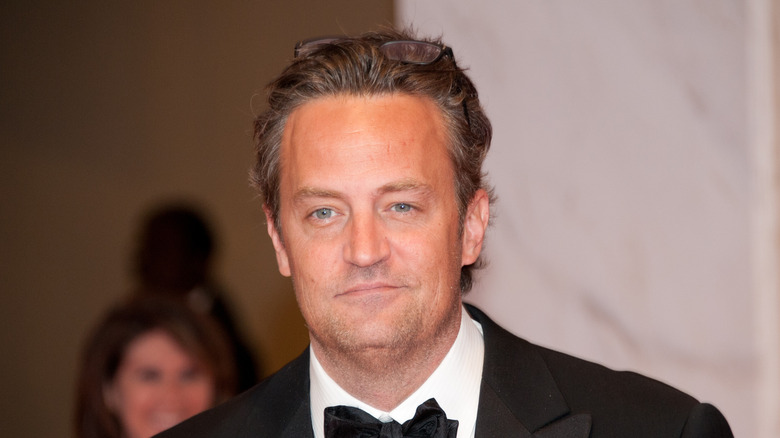 Matthew Perry posing