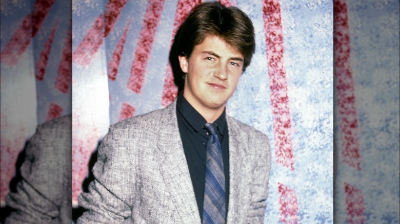 Matthew Perry in the 1980s