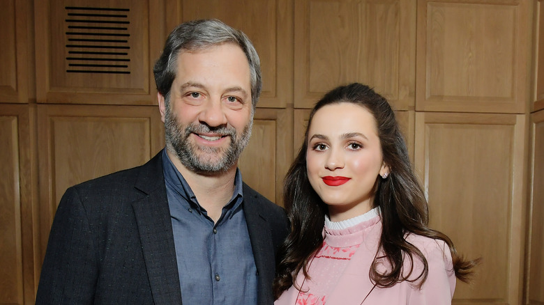 Judd Apatow and Maude Apatow