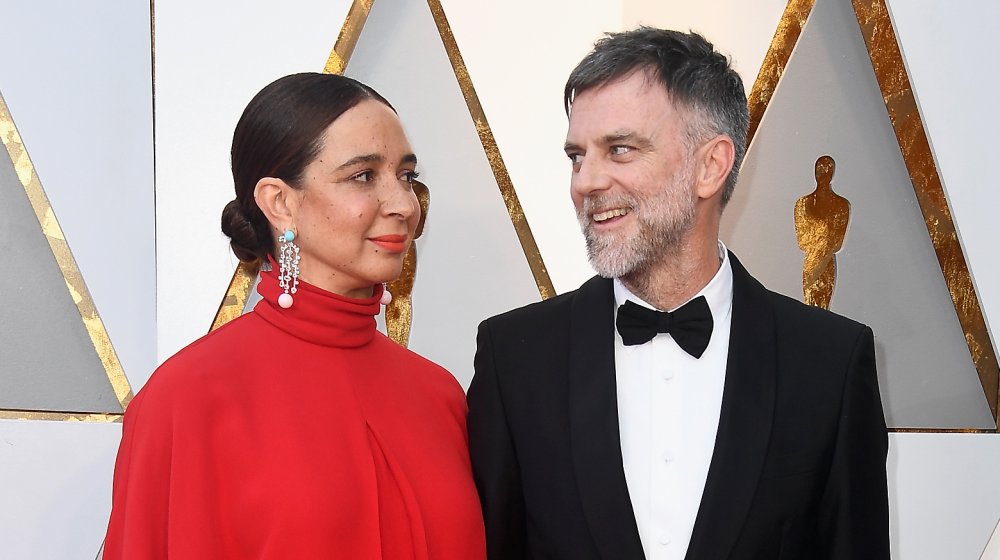 Maya Rudolph and Paul Thomas Anderson on the red carpet