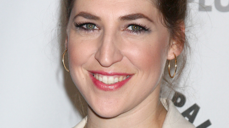 Mayim Bialik attending an event