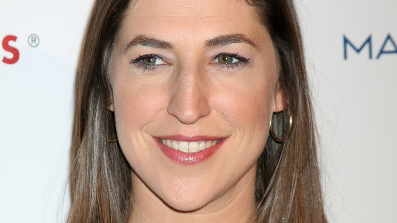 Mayim Bialik attending an event