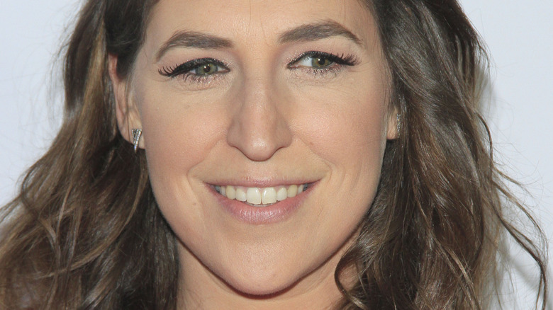 Mayim Bialik smiling in 2017