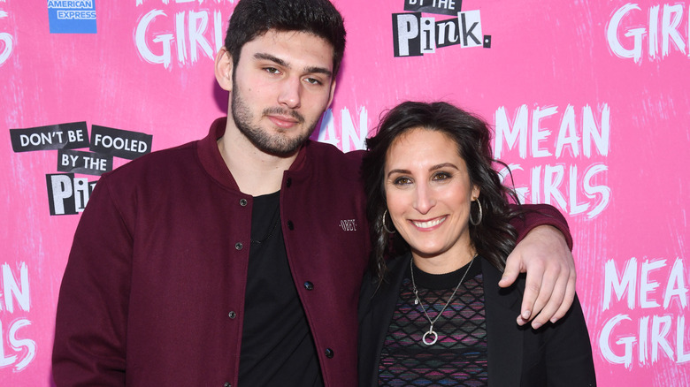 Rosalind Wiseman and man posing at Mean Girls event