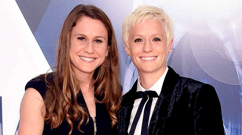 Sera Cahoone and Megan Rapinoe