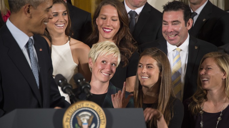 Barack Obama and Megan Rapinoe