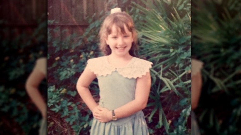 Melissa Rauch as a child