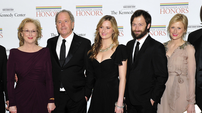 Meryl Streep with her family