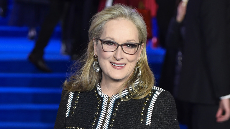 Meryl Streep in 2019 wearing glasses