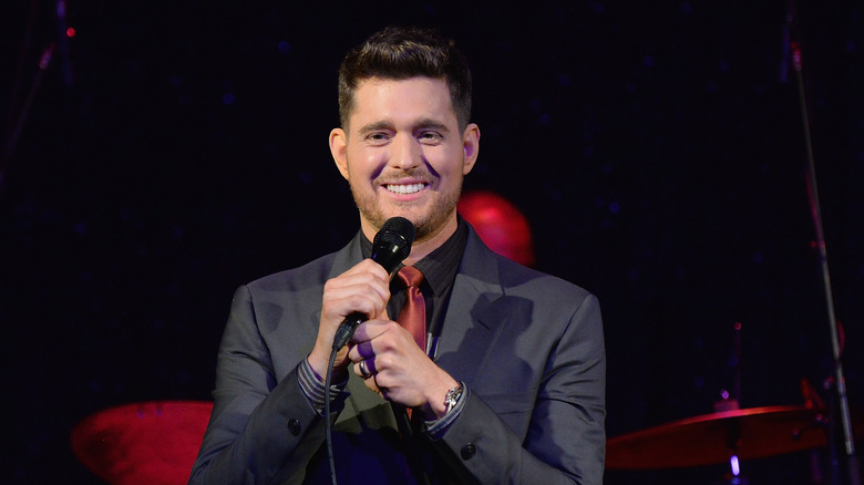 Michael Buble smiling