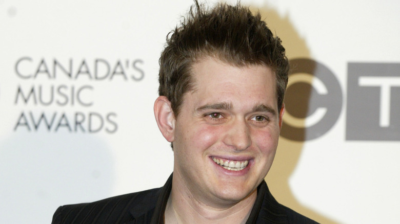 Michael Buble smiling