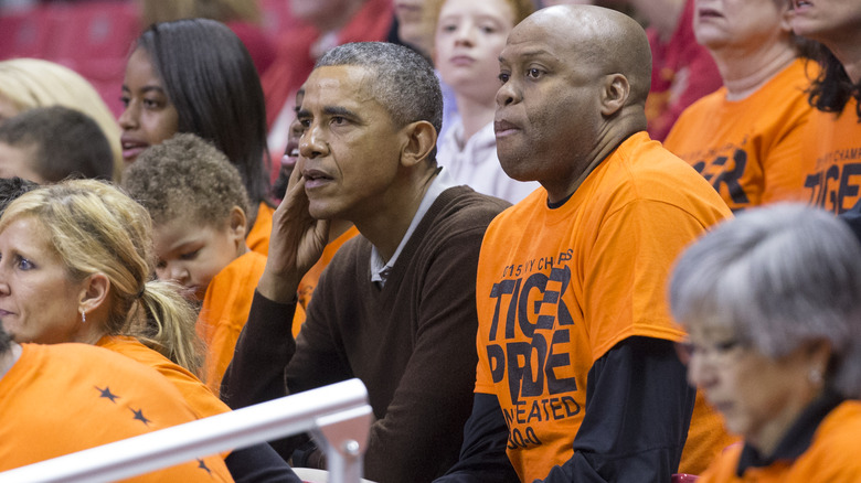 Craig Robinson and Barack Obama