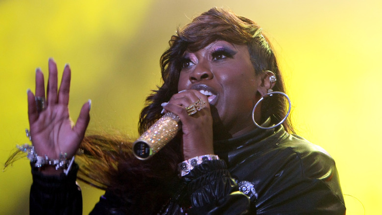 Missy Elliott performing at the 2019 VMAs