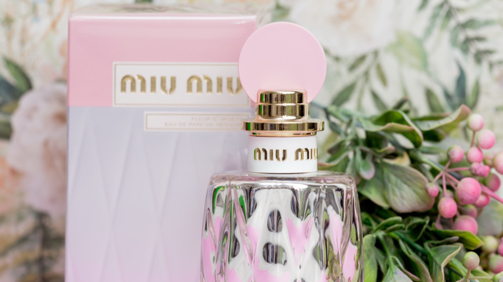 Miu Miu perfume with decor