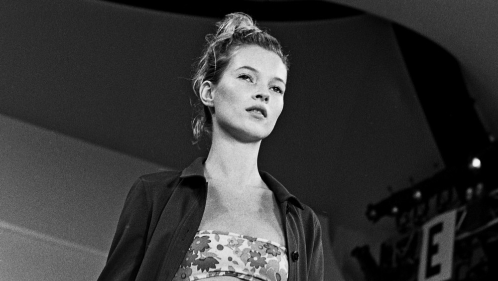 Kate Moss modeling Miu Miu in 1995