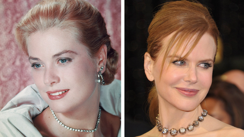 Grace Kelly of Monaco's royal family and Nicole Kidman