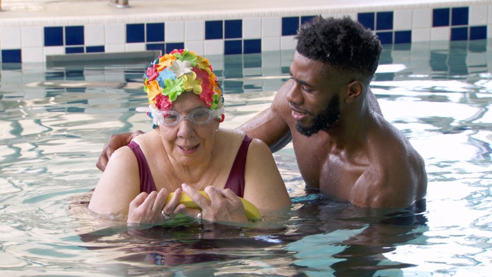 Nanny Faye Chrisley with her swim instructor