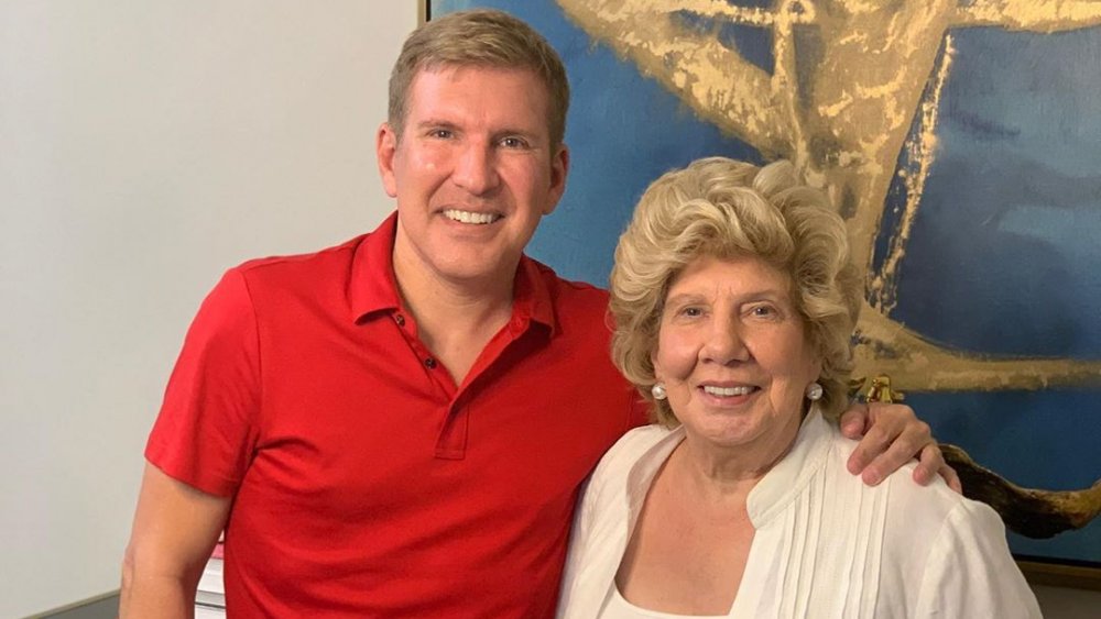 Nanny Faye Chrisley and Todd Chrisley, smiling