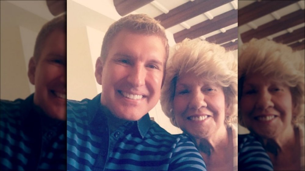 Nanny Faye Chrisley and Todd Chrisley, in a selfie