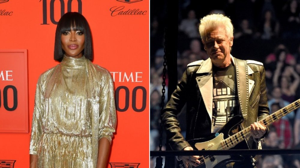 Naomi Campbell and Adam Clayton Jr.