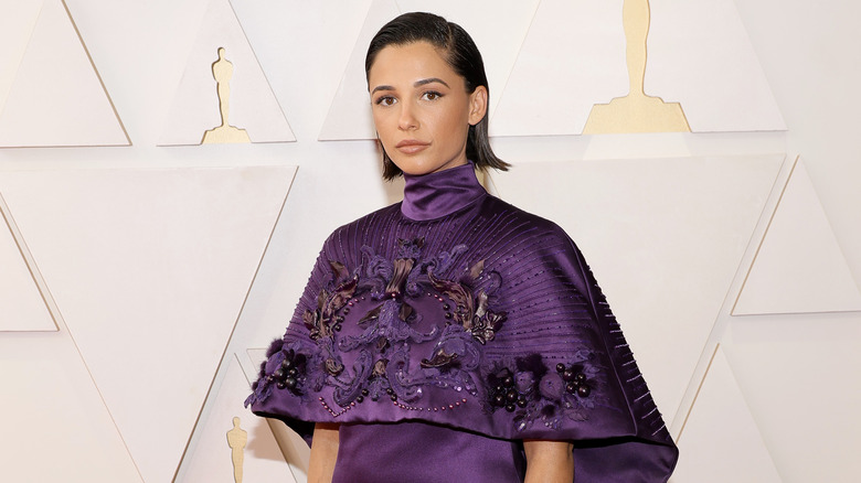 Naomi Scott attends the 94th Annual Academy Awards at Hollywood and Highland on March 27, 2022 in Hollywood, California.