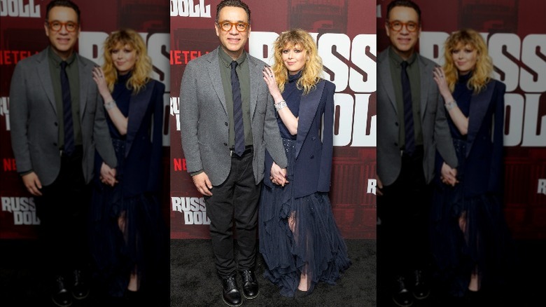 Fred Armisen and Natasha Lyonne posing 