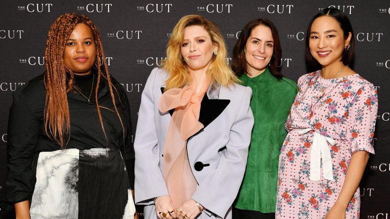 Allison Davis, Natasha Lyonne, Stella Bugbee, and Greta Lee