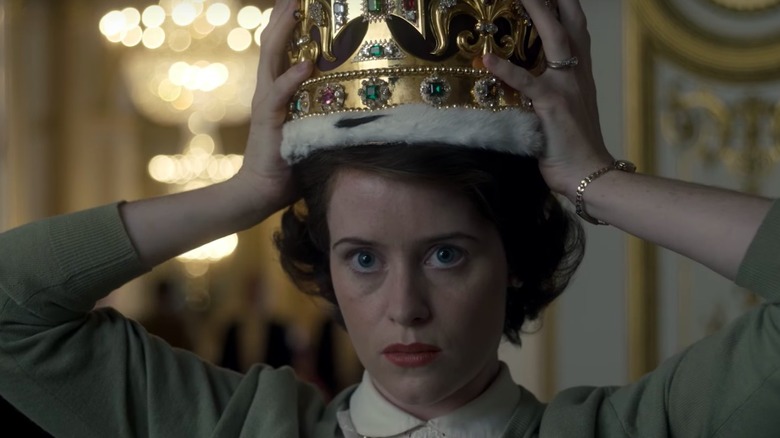 Claire Foy in Netflix's The Crown