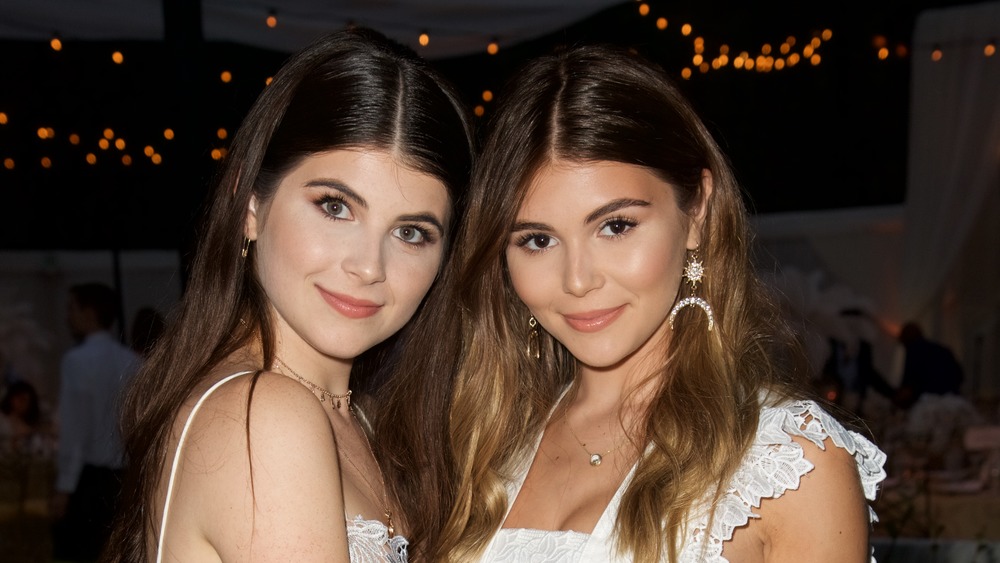 Olivia Jade Giannulli and Isabella Giannulli at a party