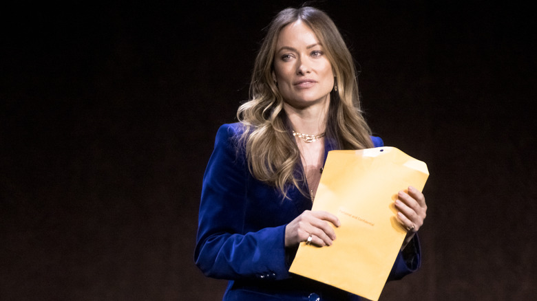 Olivia Wilde onstage at CinemaCon