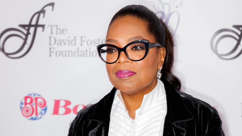 Oprah Winfrey wearing glasses