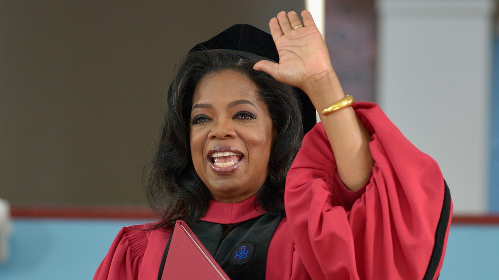 Oprah Winfrey receiving an honorary doctorate