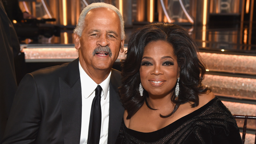 Oprah Winfrey and Stedman Graham