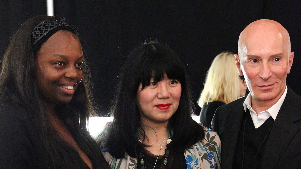 Pat McGrath with Garrin and Anna Sui