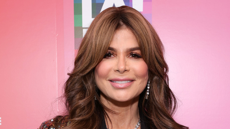 Paula Abdul smiling