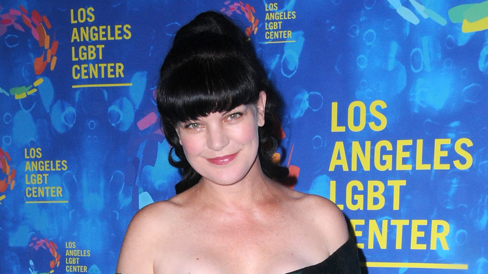Pauley Perrette on red carpet
