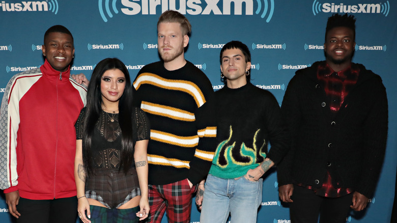 Pentatonix attending an event