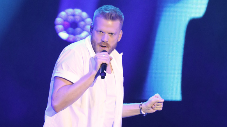 Scott Hoying performing on stage