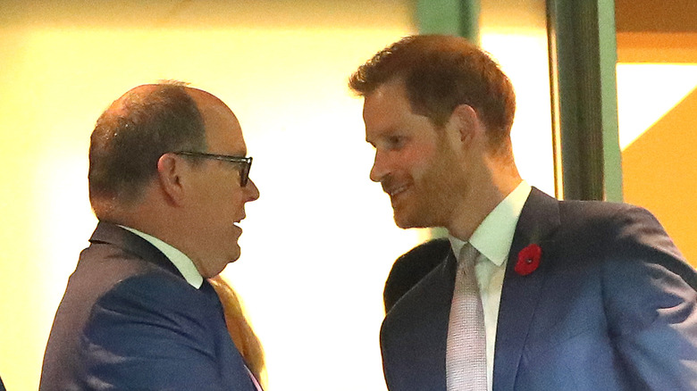 Prince Albert and Prince Harry