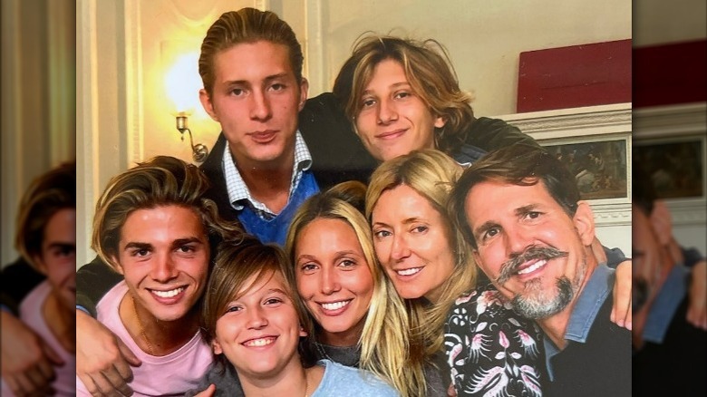 Prince Constantine Alexios with his family