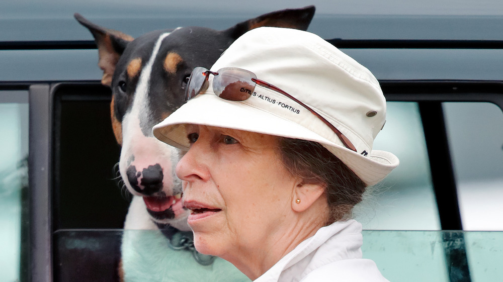 Princess Anne and her dog