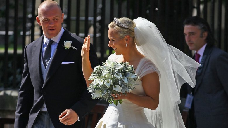 Zara Tindall at her wedding