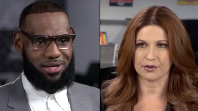 LeBron James and Rachel Nichols