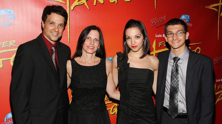 Ralph Macchio with his family