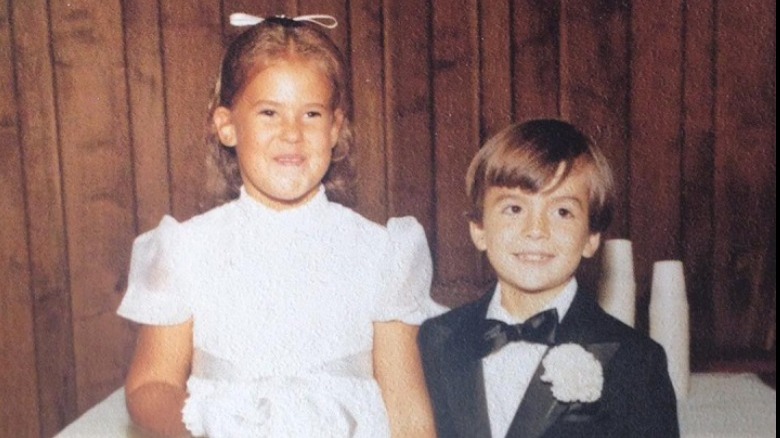 Randy Fenoli as a boy with a young girl